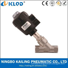 KLQD brand pneumatic thread angle seat valve for water air